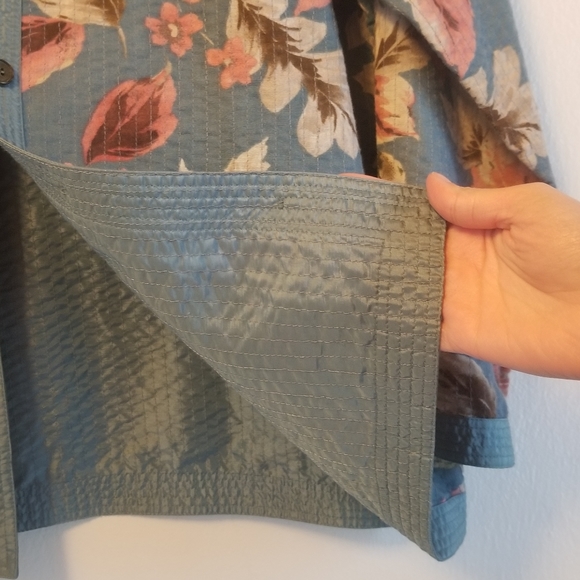 Autumn Leaf Blue Jacket - Picture 3 of 9